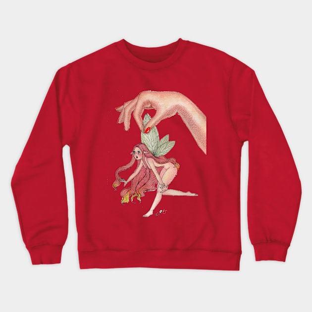 Caught in mid-flight Crewneck Sweatshirt by LaGelfling